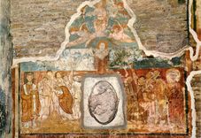 CPM Roma basilica inferiore di s clemente ascensione di cristo o assunzione di maria IX sec