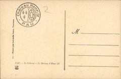 Pau CPA the castle the cradle of Henri IV