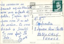 CPM Cullera (Valencia) Montee au Calvaire et Tour de Saint Anne