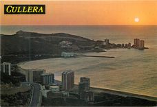 CPM Cullera (Valencia) Vue partielle Lever du Soleil