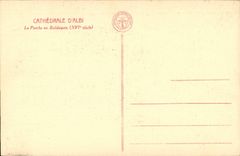 Albi CPA the porch with the baldachin (16th)