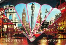 CPM Big Ben Post Office Tower Piccadilly Circus London 