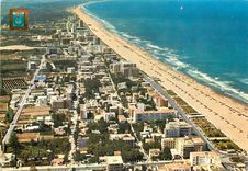 CPM Gandia Valencia Plage Vue aerienne 