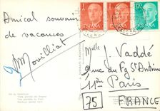 CPM Gandia Vue partielle du port 