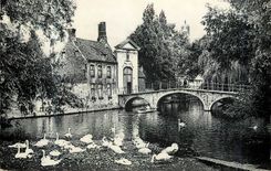 CPM Bruges Entree du Beguinage 