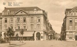 CPM Ypres Rue de la Station Hotel Continental