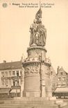 CPM Bruges Statue de Breydel et de Coninck 