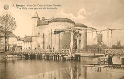 CPM Bruges Porte Ste Croix et Vieux Moulins 