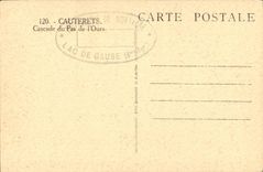 Cauterets CPA Kaskaden des Schrittes des Baren