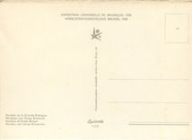 CPM Exposition Universelle de Bruxelles Pavillon de la Grande Bretagne 