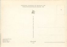 CPM Exposition Universelle de Bruxelles Avenue de Benelux 