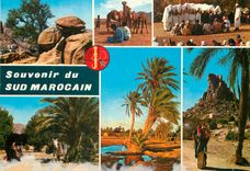 CPM Souvenir du Sud Marocain 