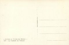 CPM Scenes et types du Maroc La Casbah de Telouet 