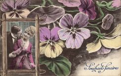 CPA Fantasy Woman sincere Wishes