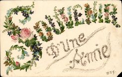 CPA Fantaisie Souvenir Je vous aime