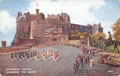 CPA Edinburgh castle changing the guard Militaria