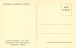 CPM Centraal Museum Utrecht Paulus Moreelse Margaretha van Mansvelt van Dompselaar
