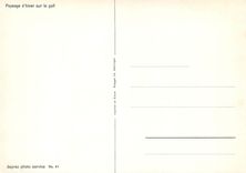 CPM Paysage d hiver sur le golf