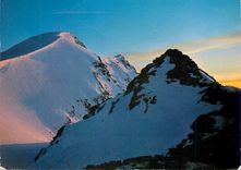 CPM Abendrot Bergrestaurant Corvatsch Piz Murtel links rechts Piz Corvatsch