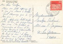 CPM Winternacht im Bergdorf Nuit hivernale au village