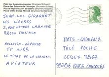 CPA Place d Suisses de l etranger Brunnen Suisse