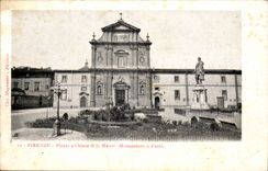 Firenze-Florence-Tuscany-Tuscana-Piazza E Chiesa di S Marco-Monumento has Fanti-CPR