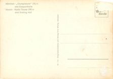 CPM Olympiaturm und Eissporthalle Jeux Olympiques