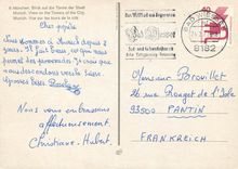 CPM Vue sur les tours de la cite