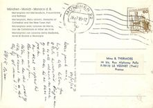 CPM Marienplatz mit Mariensaule  Frauenturme und Rathaus