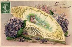 CPA weiches Phantasie-Gedachtnis herrliche Strecke!