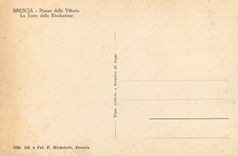 CPM Brescia Piazza della Vittoria Torre della Rivoluzione