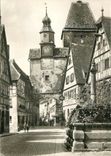 CPM Rothenburg o.d Tauber Rodergasse mit Markusturm