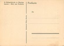 CPM Munchen St.Michaelskirche Inneres Blick zum Hochaltar