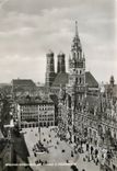 CPM Munchen Marienplatz mit Rathaus u. Frauenkirche