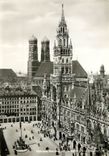 CPM Munchen Marienplatz mit Rathaus und Frauenkirche