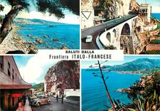 CPM Frontiera Italo-Francese Panorama