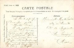 Fantasy - Fantasy - marriage - Linked louse life - signal hat - smiling attaches - cascading veil - united - CPA