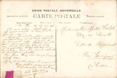 Fantasy - Militaria - couple - Un bouquet de muguet - Marthe Varlet - soldat - CPA