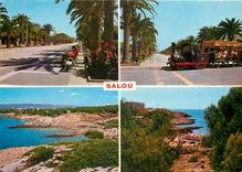 CPM Costa dorada salou tarragona plage Train