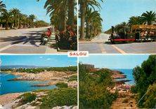 CPM Costa dorada tarragona salou plage Train