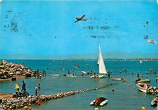 CPM Salou (Costa dorada) espana un coin de la plage Avion