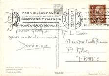 CPM Salou (Costa dorada) espana un coin de la plage Avion