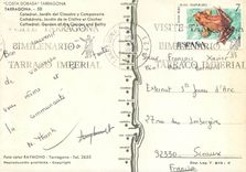 CPM Tarragona (Costa Dorada) Cathedrale Jardin de la Cloitre et Clocher