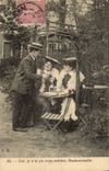 Fantaisie - La Rencontre - Je n'ai pu vous oublier Mademoiselle - Marthe Varlet -CPA 
