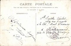 Fantaisie - La pensee - Yvonne ne peut travailler et pense au cher absent - phare - bateau - Marthe Varlet -CPA 