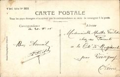 Fantasy - Sleeve-board - Oh! soft there surprised one finds pretty lily of the valley - Marthe Varlet - CPA