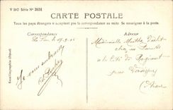 Fantaisie - Jeanette - je vous aime et cet humble bouquet sera de mon amour le souvenir discr -Marthe Varlet - CPA