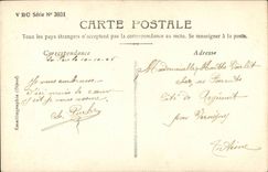 Fantaisie - Jeanette - L'accord fut tot conclut le baaiser qui scella leur entente -Marthe Varlet - CPA