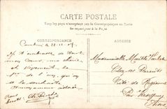 Fantaisie - couple - Il aurait franchi l'aile du moulin ton bonnet mais je l'ai pris dans ma main - CPA 