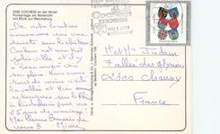 CPM Cochen an der Mosel parkanlage am moselufer mit blick zu reichsbug